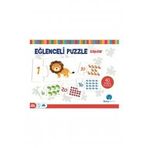 Gizzy Game Eğlenceli Sayılar 40 Parça Puzzle