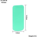 GJ-320 M 5.5X14.5 cm 1 Adet Silikon Koruyucu Bardak Kapağı Düz Silindir Termos Kaymaz Cam Su Biberon Anti Haşlanma ve Isı Yalıtımı (Yurt Dışından) - Renkli - Water Bottle