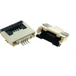 Gjob 0.5mm Fpc Soket 4pin Fpc Soket 1 Adet Klavye Soketi - TP001 - Siyah - Mor