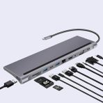 Gjob 11 Port Dockıng Statıon HDMI VGA USB Pd Lan RJ45 Sd USB C Dockıng