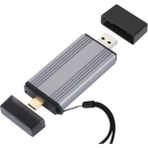Gjob 512GB Mini Taşınabilir SSD 2232 Taşınabilir SSD usb c taşınabilir ssd 2 port usb hdd - Gümüş
