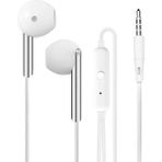 GK Creative K103 3.5mm Jack Girişli Metal Yüksek Ses Sporcu Kulak Içi Extra Bass Beyaz Kulaklık Stereo Beyaz