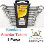 Gk Tools Kombine Düz Yıldız Anahtar Takımı 8X19 mm 8 Li