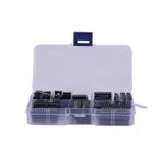 Gkhowiu 66 adet/grup DIP IC soket adaptörü lehim tipi soket kiti 6,8,14,16,18,20,24,28 Pin PCB DIY kiti için