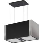 Gl General Gld T60x Elegance 70 Cm Ada Siyah Inox Davlumbaz
