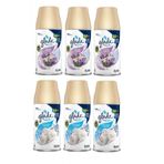 Glade 3x269 ml Lavanta Ferahlığı + 3x269 ml Temiz Çarşaf Ferahlığı Oda Kokusu