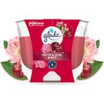 Glade Büyük Mum Meyve Çiçek Buketi Kokulu Mum, Tek Fitilli, 204 G, Esansiyel Yağ Içeren Koku, Pamuk Fitil - Kırmızı - 1 Adet