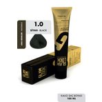 Glam Look Hair Color Black Siyah 1.0 100 ml Kalıcı Saç Boyası