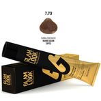 Glam Look Hair Color Blonde Golden Coffee Kumral Dore Kahve 7.73 100 ml Kalıcı Saç Boyası