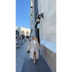 glam Qzu Tüylü Uzun Maxi Kaban - S - M - 0019-Bej