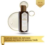 Glam Therapy Velvet Touch Cacao Seed Oil Infused Bronzlaştırıcı & Masaj Yağı 100 ml Kakao Çekirdeği ve Havuç Yağı