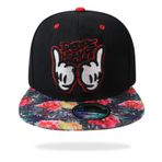 Glamexx24 Cap Erkek Kadın Snapback Şapka: Düz kenarlı şapka, erkekler ve kadınlar için beyzbol şapkası, üniseks, şık beyzbol kepi, boyutu ayarlanabilir, Siyah Dopeshiti, Ölçü Birimi