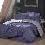 Glamis King Size (Battal Boy) %100 Pamuk Flanel (Pazen) Nevresim Takımı Lila - 240 x 220 cm