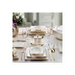 Glamor Point Yemek Takımı 60 Parça-Beyaz