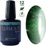 Glamour Simli Yeşil Rengi Kalıcı Oje 132 TPO FREE