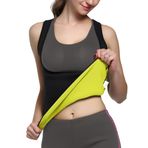 Glamours Kadın Body Shapers Slimming Sweat yelek Hot Neopren bel kemeri, cazibeli ve kilo kaybı için, Kadın, sarı