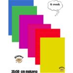 Glanart 35X50 cm Renkli Mukavva 6 Renk Karışık - Çok Renkli - 1 Adet