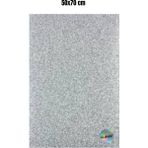 Glanart 50X70 cm Simli Fon Kartonu 1 Adet - Gümüş