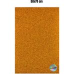 Glanart 50X70 cm Simli Fon Kartonu 1 Adet - Turuncu