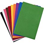 Glanart A4 Boy 10 Arlı Karışık Renk Eva , Keçe ve Simli Eva 3 Lü Set 30 Parça