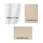 Glanart Ana Sınıfı ve Kreş Etkinlik Seti Şefaf Dijifix ( Yapışkanlı Asetat)+ 35 X50 cm Mukavva Seti - Şeffaf
