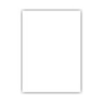 Glanart Beyaz Fon Kartonu 10 Adet 50 x 70 cm
