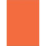 Glanart Turuncu Fon Kartonu 10 Adet 50X70 cm