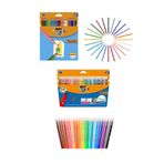 Glance Bic Kıd Couleur Keçeli Boya Kalemi 24 Renk Bic Tropıcolor Kuru Boya Kalemi 24'LÜ Kutu