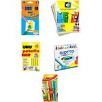 Glance Bic Tropicolors 12'li Kuru Boya Renkli Fotokopi Kağıdı A4 Karışık 10 Renk 5'li Sanatsal Set