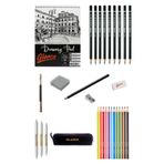 Glance Eskiz Defteri A5 120 gr 50 Yp Lyra Dereceli Kalem Adel 12'li Kuruboya Set 12 Li Set