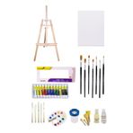 Glance Fanart Academy Yağlı Boya Seti 12X12ML 35X50 Tuval Başlangıç Seti
