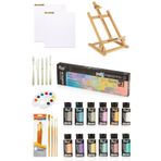 Glance Masaüstü Şövale Rich Master Mix 60 cc Akrilik 12 Li Pastel Renkler Başlangıç Seti