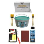 Glance Rich 2500 cc 3,5kg Multi Surface Granit Dolap Boyama Seti Mobilya Boyama Seti Yarı Mat Tava Rulo Set