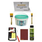 Glance Rich 2500 cc 3,5kg Multi Surface Kemik Dolap Boyama Seti Mobilya Boyama Seti Yarı Mat Tava Rulo Set