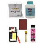 Glance Rich Dolap Boyama Seti Multi Surface 1750 gr Beyaz -Set-1 Hıgh Gloss Vernik Parlak 500 cc