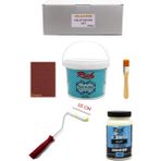 Glance Rich Multi Surface Beyaz 1000 gr Dolap Boyama Seti Mat Vernik ile Sanatsal Çalışmalar İçin Uygun