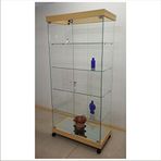 Glass cet VM 2003 RT (Beyaz Meşe Ahşap) Yemek Masası veya Oturma Odası Dekoru için Birinci Sınıf El Yapımı Cam Orta Parça