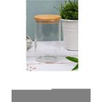 Glass In Love Bambu Kapaklı Borosilikat Cam Kavanoz 1100ML