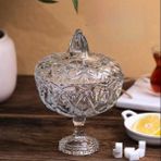Glass In Love Cam Ayaklı Şekerlik,Lokumluk 23CM