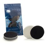Glass Polish 11007 GP-PRO Keçe Parlatma Pedleri, Parlatma Camı, Plastik, Metal, Mermer için - Ø 7,62 cm - 5 Ped Paketi