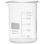 Glass Rose 250ml Cam Beher (250ml Cam Beher) - 3 Adet