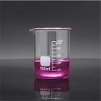 Glass Rose Cam Beher Set 100 ml ve 150 ml Cam Beher - Şeffaf - 3 Adet