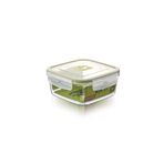 Glassco -lock Temperli Kilitli Cam Saklama Kabı Kare 760 Cc Sızdırmaz, Cam