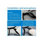 glasses accessory Gözlük burun pedi yapışkanlı 4 çift siyah