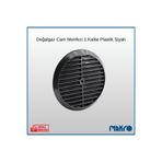GLASSMAKRO Doğalgaz Cam Menfezi Siyah