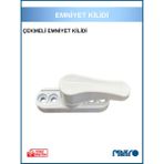 glassmakro Pvc Kapı Pencere Pimapen Balkon Kapısı Çocuk Emniyet Kilidi Hırsız Güvenlik Çekmeli Metal Beyaz