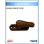 glassmakro Pvc Kapı Pencere Pimapen Balkon Kapısı Çocuk Emniyet Kilidi Hırsız Güvenlik Çekmeli Metal Kahverengi