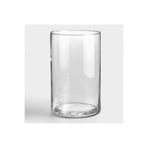 GLASSY Cam Silindir Vazo ( 15 Cm Çap - 30 Cm Yükseklik )