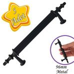 Glaswen 5 Adet Erciyes Kulp Siyah 96 mm Kulp Mobilya Mutfak Dolabı Çekmece Dolap Kapak Kulpu Kulbu Metal Kulpları