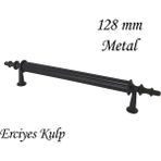 Glaswen Erciyes Kulp Siyah 128 mm Kulp Mobilya Mutfak Dolabı Çekmece Dolap Kapak Kulpu Kulbu Metal Kulpları